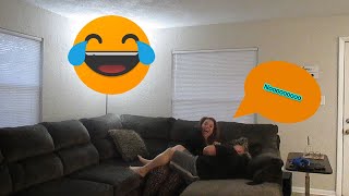 Tickling Prank On Wife She Got Mad.