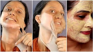 ये Mask चेहरा बेदाग़, गोरा व चमकदार बना देगा, 20 Minute में चेहरे को बनाएं जवान, टाइट| Get Glass Skin screenshot 1
