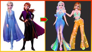 Anna Elsa Frozen Dress Up - Disney Princess Clothes SWITCH UP Fashion