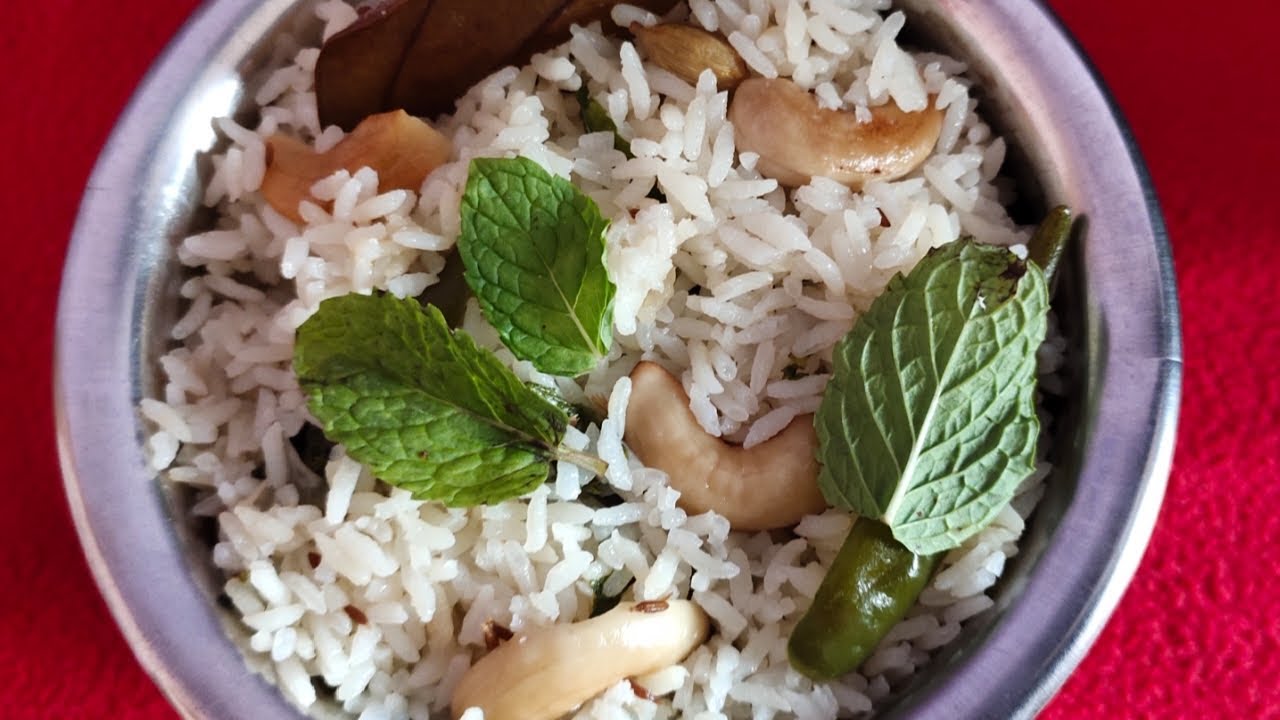 Seeraga Sadam In tamil / How to prepare Jeera Rice / Vidhyas Samayal YouTube