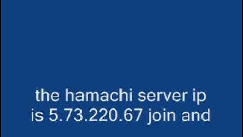 my hamachi server ip and network JOIN NOW!!! 1.2.5 Minecraft latest updated
