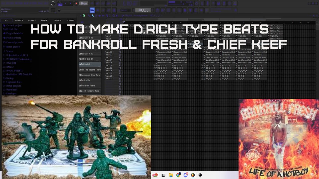 How to Make D.Rich Type Beats For Bankroll Fresh & Chief Keef