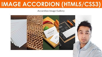 Create Awesome Accordion Menu using HTML5 & CSS3 Only | Image Accordion