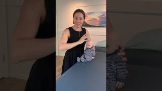 Pull to sit and less assisted sitting for head control and learning their head righting reflex