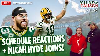 LIVE: Packers 2026 Schedule Reaction - Primetime, Bears & Micah Parsons | Wilde and Tausch 5.15.26