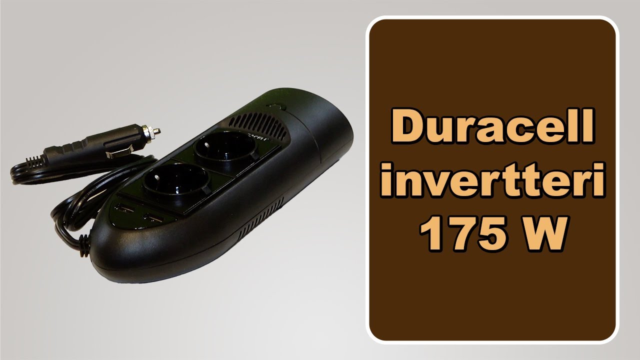Duracell 175 W invertteri
