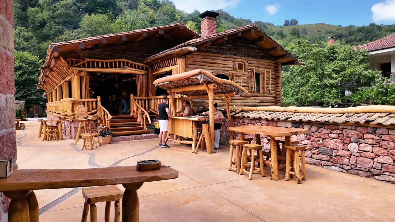 🔥 Traditional Spanish BBQ & Cider Experience at Parrilla Sidrería La Raíz | Asturias, Spain 🇪🇸