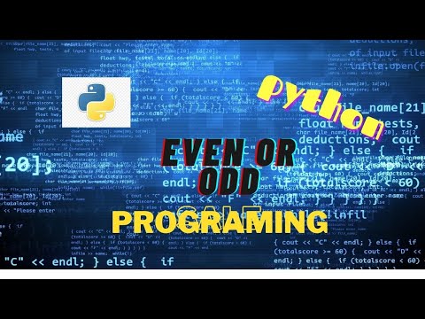 How to check a user given number is odd or even in python | PYTHON PROGRAMING TUTORIAL|