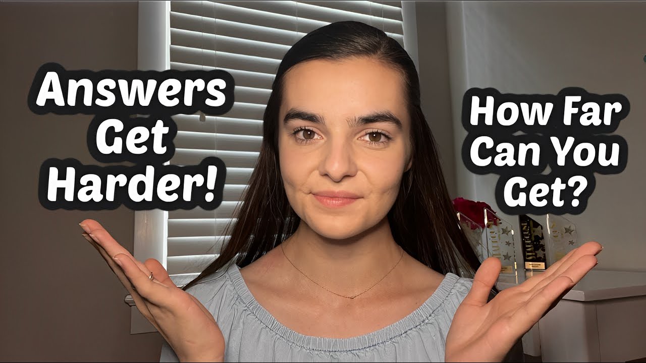 ASMR Whispering 200 General Knowledge Trivia Questions But The Questions Get Harder