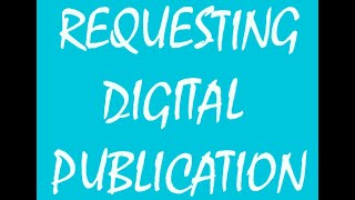 How To Request E-Publication