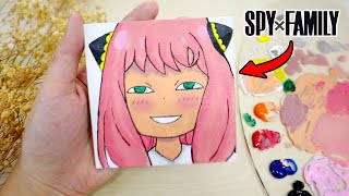 Anya of Spy x Family Easy Acrylic Painting Tutorial for Beginners | Tagalog Philippines