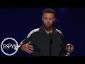 Host Steph Curry wins for best record-breaking performance 👏 | 2022 ESPYS