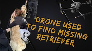 DJI Thermal Drone helps rescue lost Golden Retriever