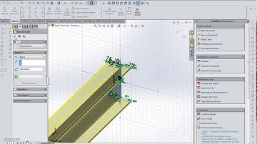 SolidWorks Tutorial I Beam