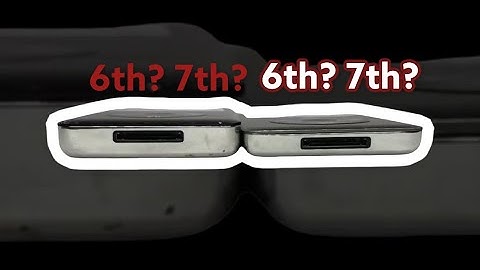 7th Generation iPod classic, how can you know for sure?