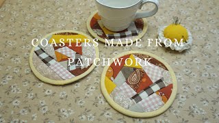 Coasters made from patchwork | Sewing ideas | Yuu Pham