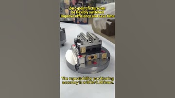 Multifunctional zero-point fixture#vises #4-axis #5-axis #makers #fixture#Automation#Manufacturing