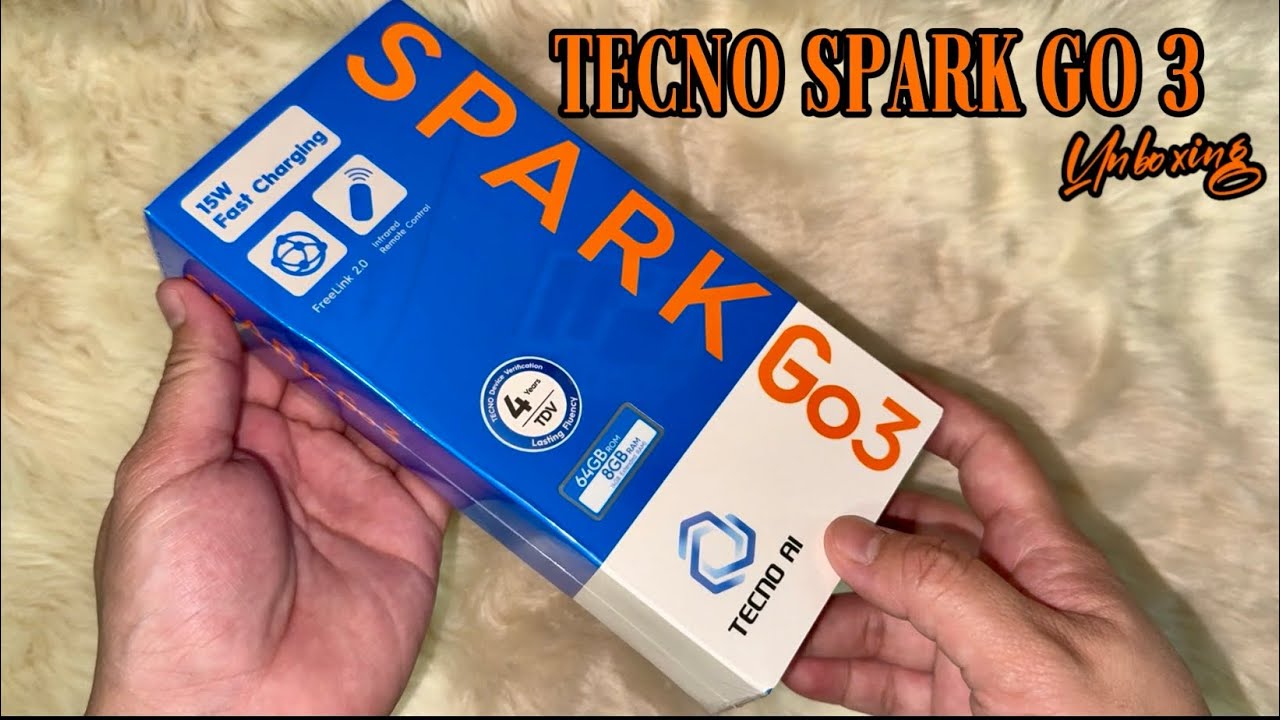 TECNO SPARK GO 3 UNBOXING, SPECS, FIRST LOOK, IR REMOTE