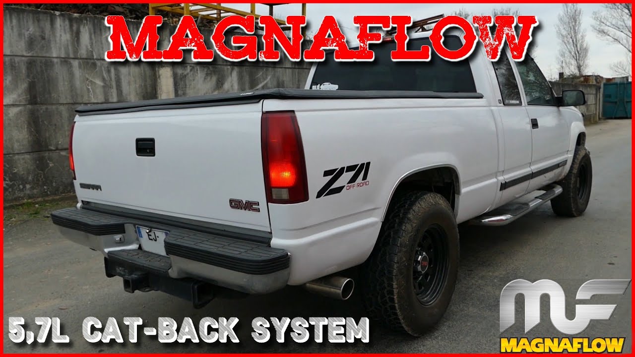 K1500 exhaust STOCK VS MAGNAFLOW sound comparison. 15602 YouTube