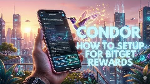 Condor - How to Setup for Bitget Rewards