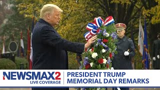 LIVE: President Trump Memorial Day observance at Arlington National Cemetery