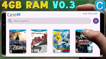 NEW 🔥 NINTENDO WII U EMULATOR CEMU - WII V 0.3 TEST 4GB RAM ANDROID  DEVICE ? SETUP/SETTING/GAMEPLAY