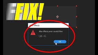 FIX!! Error message After Effects error plug in Element aex could not be loaded 126  48:46