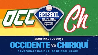 CH. OCCIDENTE vs CHIRIQUÍ | BÉISBOL MAYOR DE PANAMÁ 2024 | #FullBeis