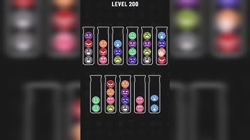 Ball Sort Puzzle level 200/201/202