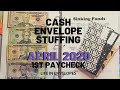 Cash Envelope Stuffing || April 2020 || 1st Paycheck