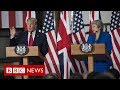 Day Two of President Trump’s UK visit - BBC News