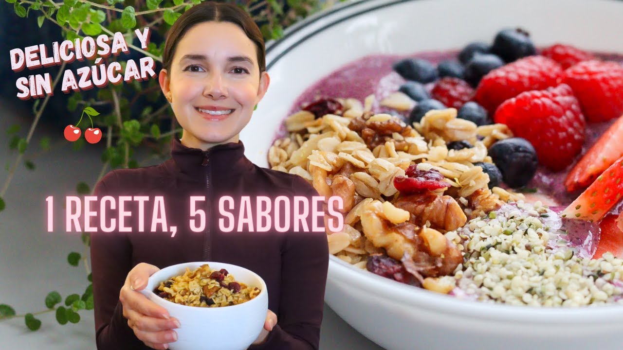 Granola Casera | Sin Azúcar | Deliciosa y saludable