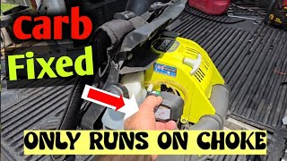 Ryobi Blower carburetor cleaning and inspection