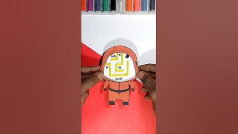 Squid Game Season 2 DIY Cardboard Maze Puzzle Game Challenge 🎯 #shorts #art #squidgame #squidgame2