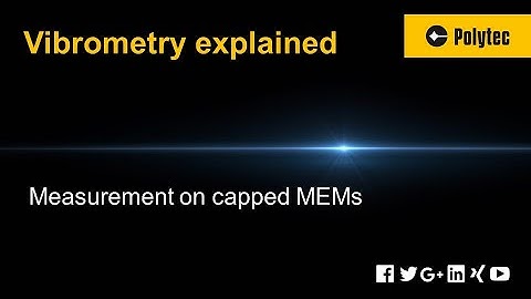 Characterization of dynamic behavior of encapsulated MEMs devices