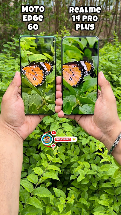 Moto Edge 60 Vs Realme 14 Pro Plus Camera Compare #shorts