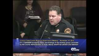 Sheriff's Recruitment and Retention Presentation to Board of Supervisors
