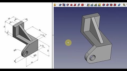 FreeCAD: Exercise 7. Tutorial For CAD 3D Modeling.