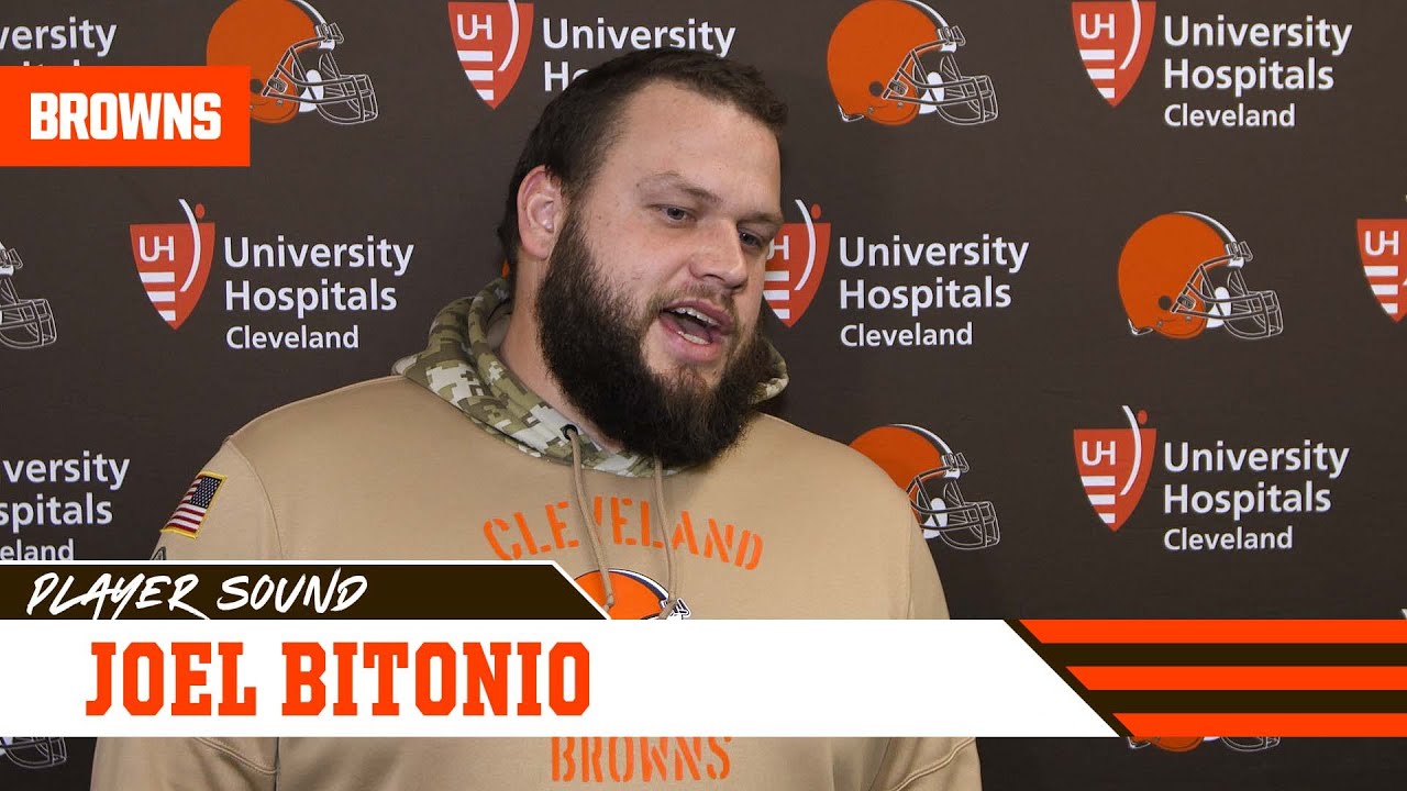 Joel Bitonio: I'm heartbroken that we couldn't get Chubb the NFL rushing title | Player Sound
