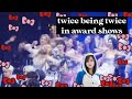 twice being twice at award shows