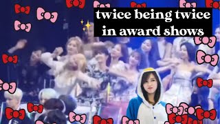 twice being twice at award shows
