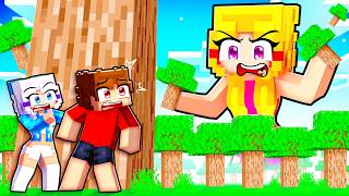 TINY vs GIANT Hide and Seek in Minecraft...
