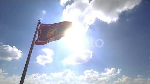 Corfu Flag on a Flagpole V4 | Motion Graphics - Envato elements