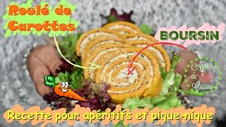 Roule De Carottes Au Boursin Roule Sale Au Fromage Aperitifs Et Pique Nique Youtube Roule De Carottes Au Boursin Roule Sale Au Fromage Aperitifs Et Pique Nique Youtube