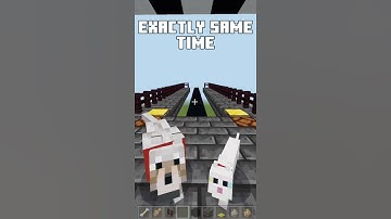 Who is faster?!! Minecraft! #shorts #minecraft #memes #meme
