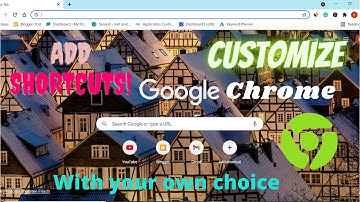 Customize google chrome and add shortcut to google chrome home page