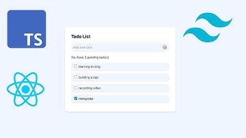 React TypeScript & TailwindCSS Based Todo App