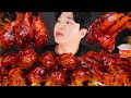 MUKBANG ASMR | EXTREME SPICY FIRE CHICKEN 🔥🍗 매운 불닭 양념치킨 & 로스핀 핫데블맛 치킨 먹방 EATING SOUNDS