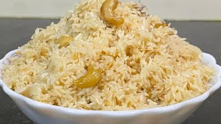 Plain Pulao Simple Plain Pulao Recipe In Pressure Cooker