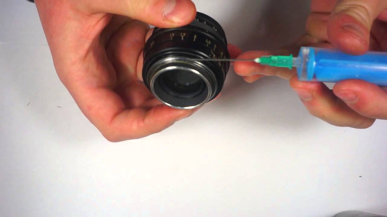 Jupiter8 black L39 lens quick lubrication method YouTube